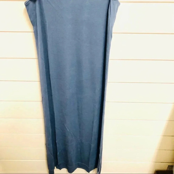 Matilda Jane Far Away Flutter Sleeve Blue-Gray Midi Sheath Dress Size Small NWT - Picture 13 of 16
